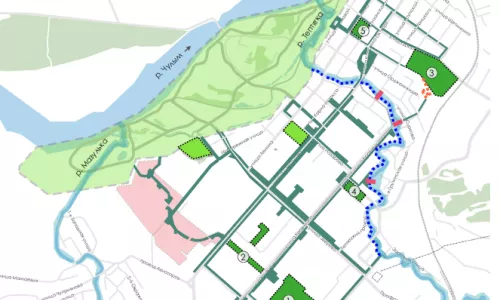 «Прибрежный водно-ландшафтный парк Набережной р. Чулым»